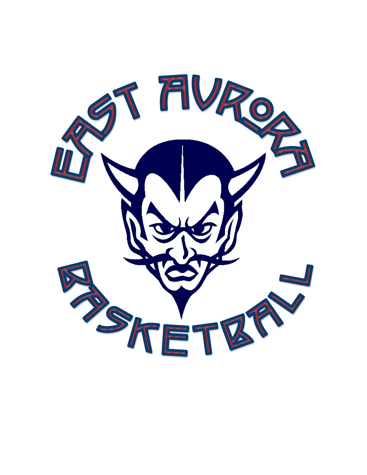 East Aurora  Blue Devils Logo