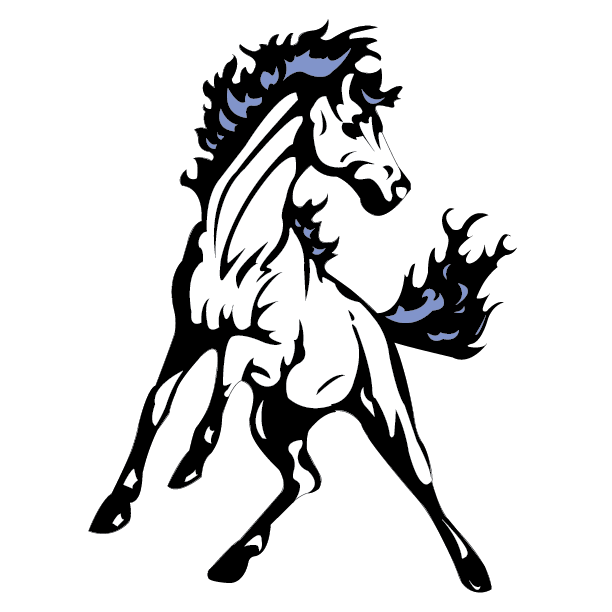 Cairo-Durham Mustangs Logo