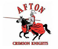Afton Crimson Knights Logo